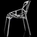 CHAIR ONE  (polerowane aluminium)