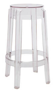 CHARLES GHOST stołek barowy H-65cm