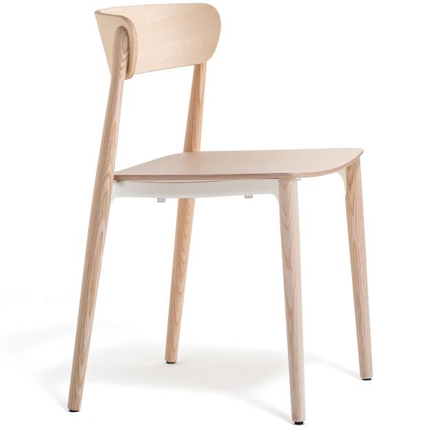NEMEA krzesło drewniane, bez podłokietników