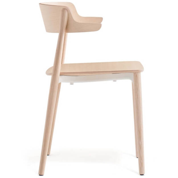 NEMEA krzesło drewniane, z podłokietnikami
