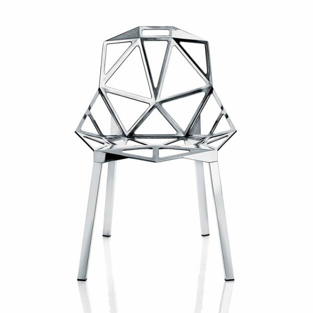 CHAIR ONE krzesło (polerowane aluminium)