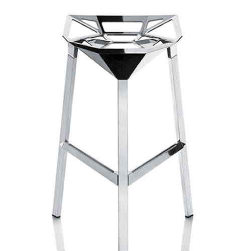 MAGIS STOOL ONE hoker H-67cm (polerowane aluminium)