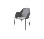 Krzesło plecione sztaplowane outdoor BREEZE marki Cane-line Light grey