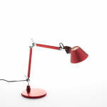 Lampa stolikowa TOLOMEO MICRO kolor anodyzowany czerwony