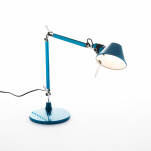 Lampa stolikowa TOLOMEO MICRO kolor anodyzowany niebieski
