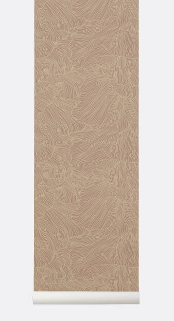 CORAL Wallpaper - tapeta Dusty Rose/Beige