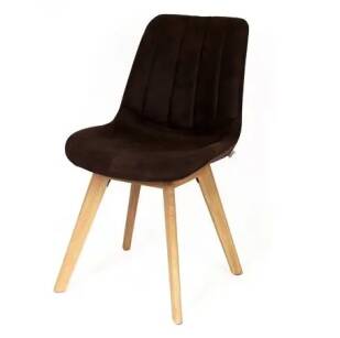 KYLIE krzesło tapicerowane nogi drewniane lub metalowe