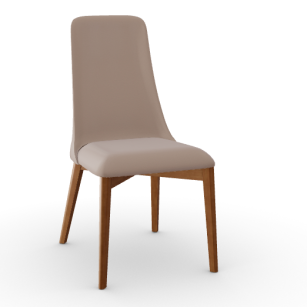 ETOILE krzesło drewniane, tkanina