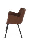 Krzesło tapicerowane NANCY STRAIGHT firmy Claudie Design 