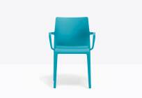 Krzesło z podłokietnikami VOLT HB w kolorze niebieskim z przodu