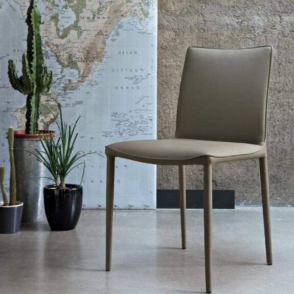 NATA krzesło tapicerowane 45x54x82/45 - nogi tapicerowane