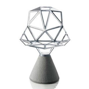 CHAIR ONE krzesło (polerowane aluminium)
