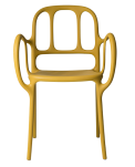 Mila krzesło z tworzywa marki Magis, kolor żółty