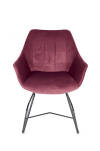 Krzesło tapicerowane TULLA ARM firmy Claudie Design z przodu